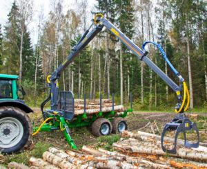 vývozka a hydraulická ruka