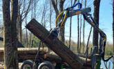 Hydraulická ruka Farma C 5,0 G3 pro vyvážečky dřeva